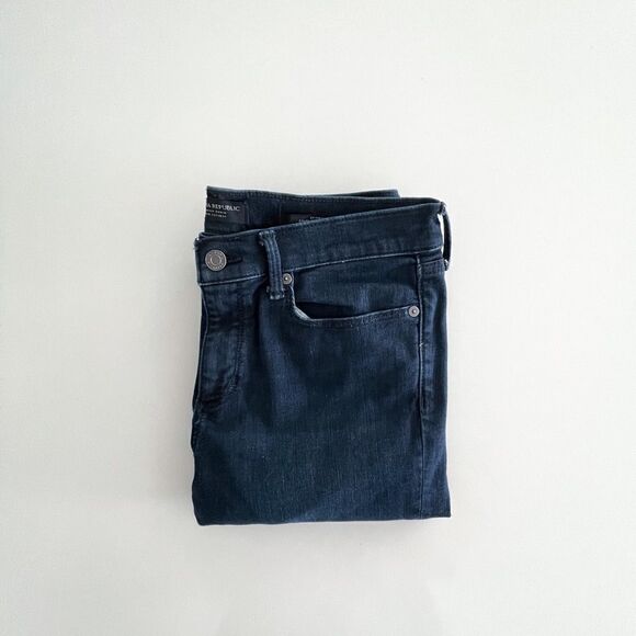 Banana Republic Skinny Luxe Sculpt Dark Indigo Jeans Women's 28 Stretch - Picture 12 of 12